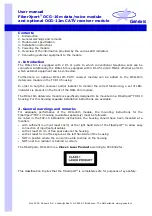 Предварительный просмотр 1 страницы Genexis FiberXport OCG-16m User Manual