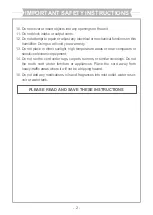 Preview for 3 page of Geniani G-1011-4LW Instruction Manual