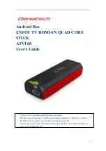 Geniatech ATV168 User Manual preview