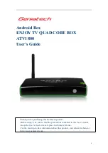 Preview for 1 page of Geniatech ATV1800 User Manual