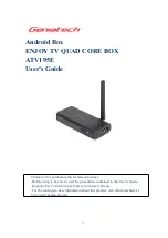 Preview for 1 page of Geniatech ATV195E User Manual