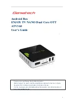 Preview for 1 page of Geniatech ATV360 User Manual