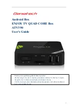 Preview for 1 page of Geniatech ATV390 User Manual