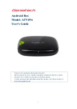 Geniatech ATV496 User Manual preview