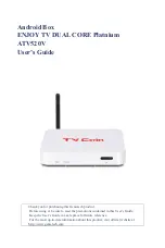 Geniatech ATV520V ENJOY TV DUAL CORE Platnium User Manual preview