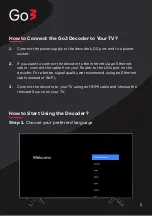 Предварительный просмотр 3 страницы Geniatech Go3 Android decoder How To Install