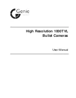 Genie CCTV 1000TVL User Manual предпросмотр