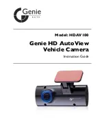 Preview for 1 page of Genie CCTV HDAV100 Instruction Manual