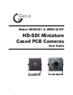 Genie CCTV HDMC221 User Manual предпросмотр