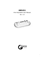 Genie CCTV KB5451 User Manual preview