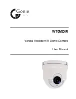 Genie CCTV W70MDIR User Manual preview