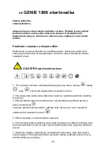 Предварительный просмотр 28 страницы Genie 180X Instruction Manual