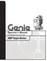 Предварительный просмотр 1 страницы Genie AWP-15S Operator'S Manual