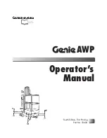 Preview for 1 page of Genie AWP-19 Operator'S Manual