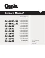 Preview for 1 page of Genie GC-1530 Service Manual