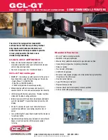 Preview for 1 page of Genie GCL-GT Product Manual