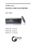 Genie GDVRH-604 User Manual preview