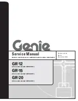 Preview for 1 page of Genie GR05-5001 Service Manual