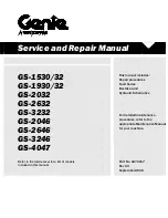 Genie GS-1530 Service And Repair Manual preview