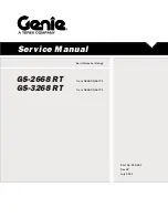 Genie GS-2668 RT Service Manual preview