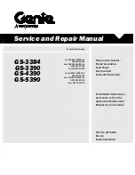 Preview for 1 page of Genie GS-3384 Service And Repair Manual