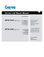 Preview for 1 page of Genie GTH-1544 Service And Repair Manual