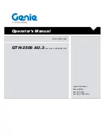 Genie GTH-2506 AU.3 Operator'S Manual preview