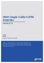 Genie HDMIEXTV2 Quick Start Manual preview