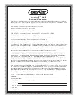 Preview for 27 page of Genie INTELLIG 1000 3024 Operation And Maintenance Manual