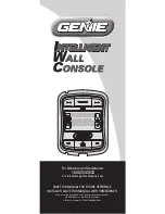 Preview for 1 page of Genie Intelligent Wall Console Manual