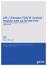 Genie LCM16-IP User Manual предпросмотр