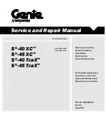 Genie S-40 TRAX Service And Repair Manual preview