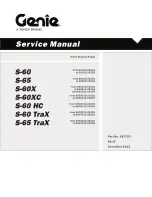 Genie S-60 HC Service Manual preview