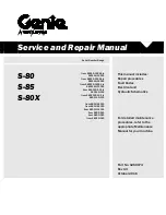 Предварительный просмотр 1 страницы Genie S-80 Service And Repair Manual