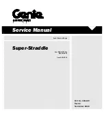 Genie Super-Straddle Service Manual preview