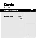 Preview for 1 page of Genie Super Tower Service Manual