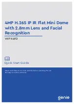 Genie WIPX4FD Quick Start Manual preview