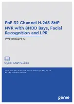 Preview for 1 page of Genie WNVR832P5AI Quick Start Manual