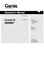 Preview for 1 page of Genie X-135/70 Operator'S Manual