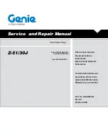 Preview for 1 page of Genie Z-51/30J Service And Repair Manual