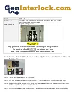 GenInterlock CCH-100 Quick Start Manual preview