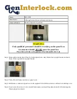 GenInterlock GE-200B Quick Start Manual preview