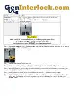 GenInterlock GE-200VL Instructions preview
