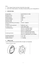 Предварительный просмотр 2 страницы Genio HKWL-MS03W User Manual