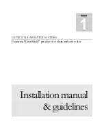 Genius Clear Water Systems WaterShield Installation Manual & Manuallines preview