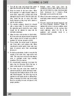 Preview for 20 page of Genius Home D70D17P-KE2 Instruction Manual