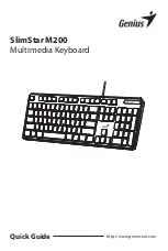 Preview for 1 page of Genius KYE Systems Genius SlimStar M200 Quick Manual