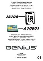 Preview for 1 page of Genius A10801 Instructions For Use Manual