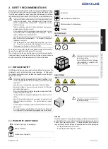 Preview for 5 page of Genius BLIZZARD 500 Translation Of The Original Instructions