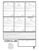 Предварительный просмотр 60 страницы Genius BRAIN 03 Instructions For Use Manual